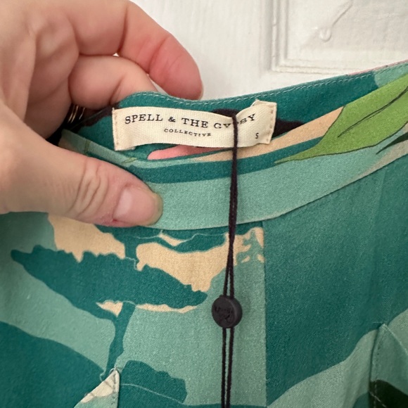 New spell nightingale crop top M & wide pants set S - Picture 10 of 16